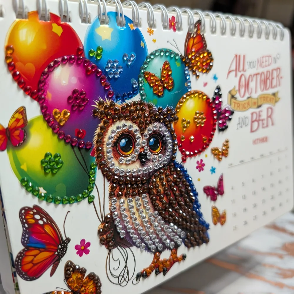 ✨ Grace Through the Seasons™ Diamond Art Desk Calendar ✨